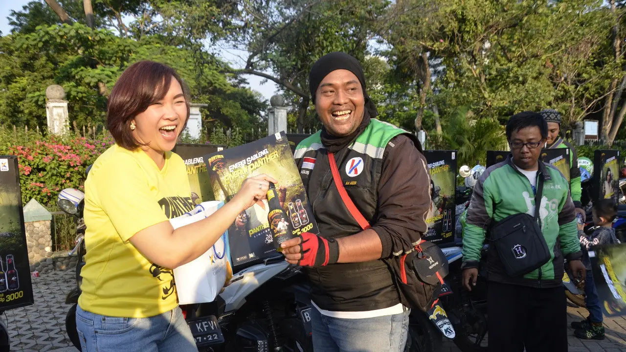 Ratusan Ojol Dukung Film Wiro Sableng