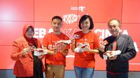 Peluncuran Sepatu Aerostreet Kolaborasi dengan KitKat. (dok.Nestle/Geiska Vatikan Isdy)