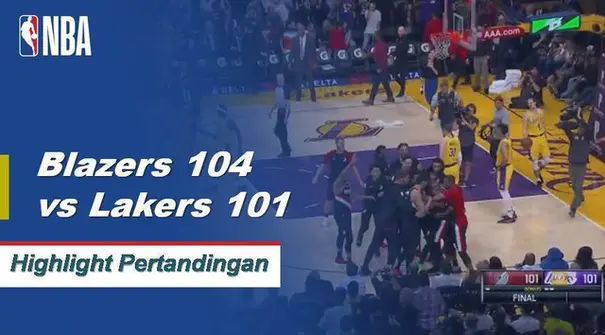 Maurice Harkless mencetak 26 poin termasuk penentu 3 pertandingan yang menang di bel saat Blazer menang di jalan.