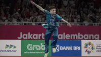 Atlet Wushu, Edgar Xavier, saat beraksi pada nomor Cangquan putra Asian Games di JIExpo, Jakarta, Minggu, (19/8/2018). Edgar Xavier berhasil meraih perak dengan angka 9.72. (Bola.com/Vitalis Yogi Trisna)