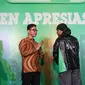 Perusahaan ojek online, Grab melakukan kerjasama dengan putra sulung Presiden Jokowi untuk pengadaan jas hujan bagi pengendara Grab Bike.(Liputan6.com/Fajar Abrori)