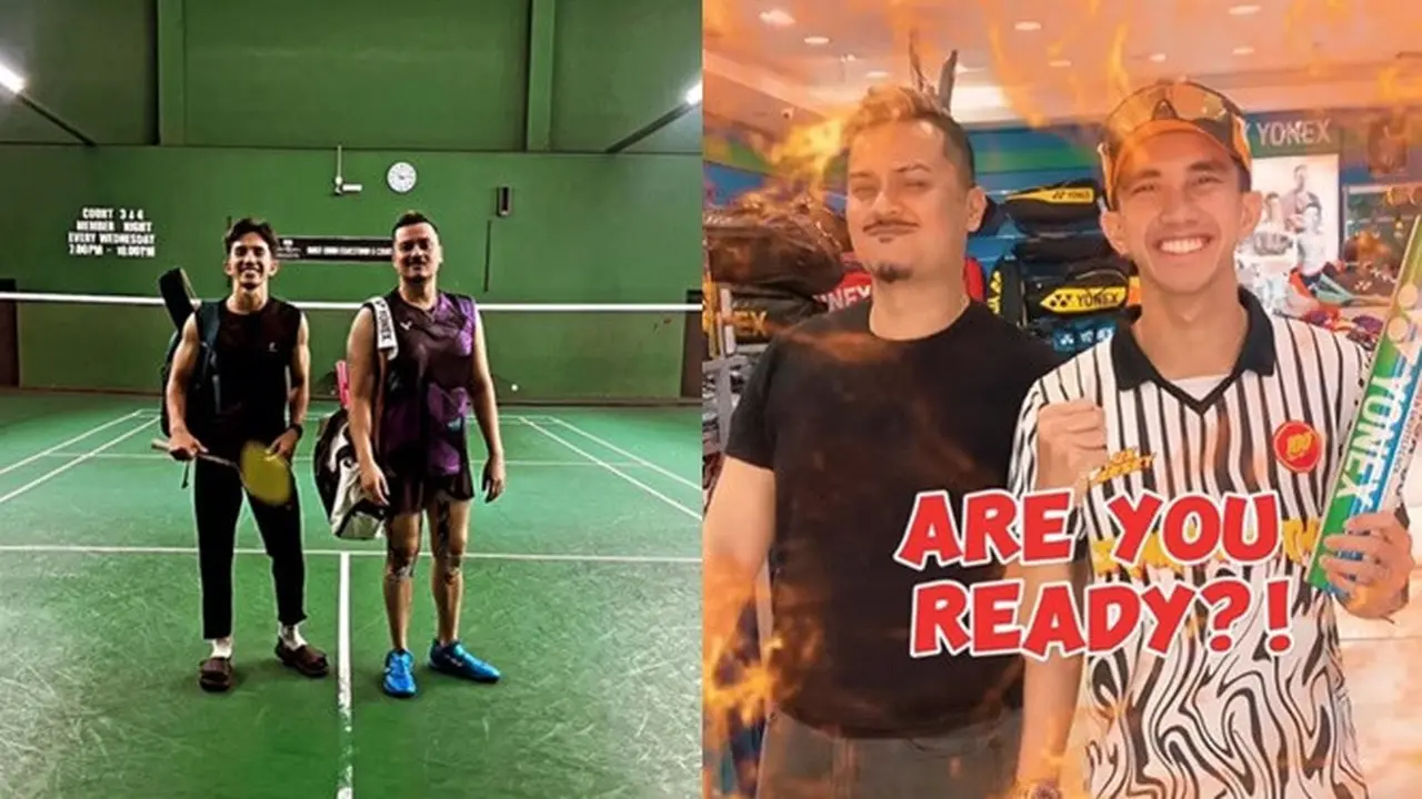6 Potret Fazley dan Imran Aqil Artis Malaysia Jadi Lawan Vincent-Duta di Tepok Bulu