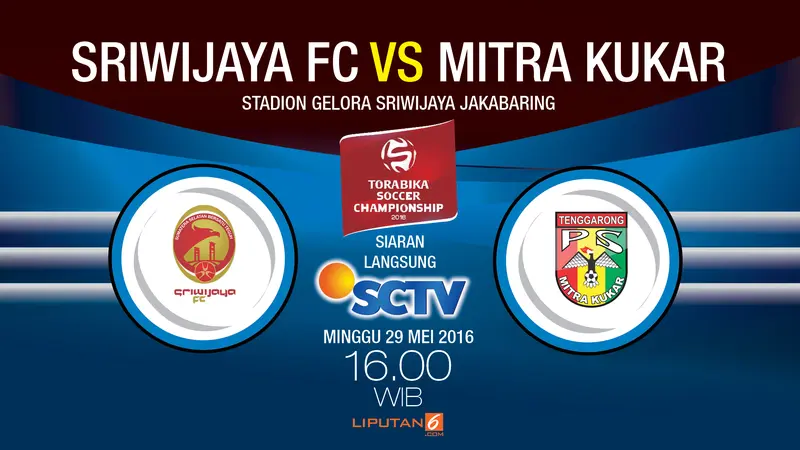 Sriwijaya FC Vs Mitra Kukar