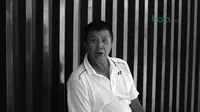 Legenda Bulutangkis Indonesia, Rudy Hartono  saat berada di GOR Rudy Hartono, Pd. Sawah Indah, Sawah Lama (23/3/2018). Rudy Hartono kini aktif mengembangkan talenta muda di PB Jaya RAYA. (Bola.com/Nick Hanoatubun)