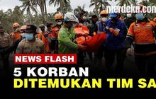 VIDEO: Korban Awan Panas Gunung Semeru Bertambah, Tim Sar Berjibaku Evakuasi