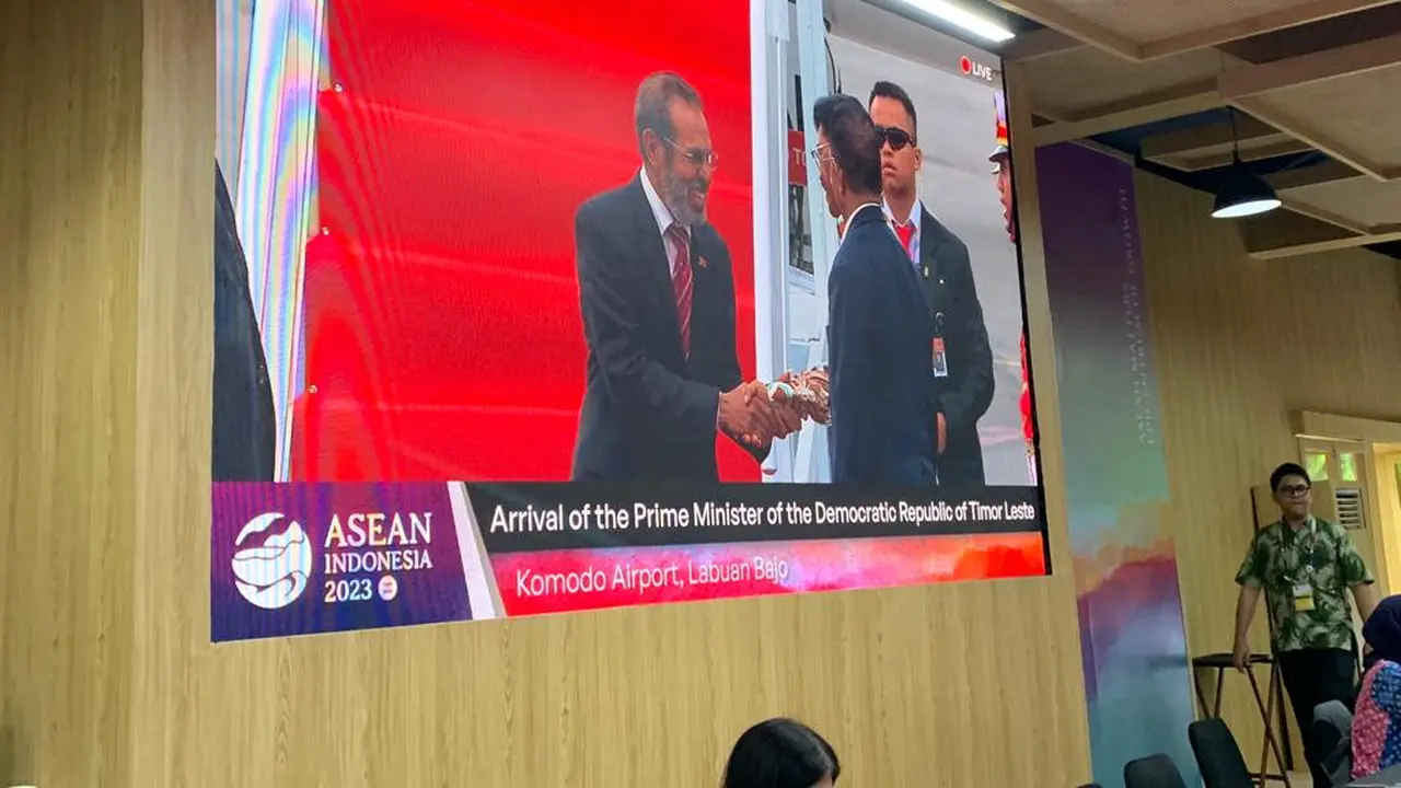 Perdana Menteri Timor Leste Taur Matan Ruak telah mendarat di Labuan Bajo pada Selasa (9/5/) untuk menghadiri KTT ke-42 ASEAN 2023. (Liputan6.com/Benedikta Miranti)