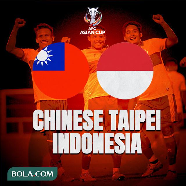 Kualifikasi Piala Asia - Chinese Taipei Vs Indonesia