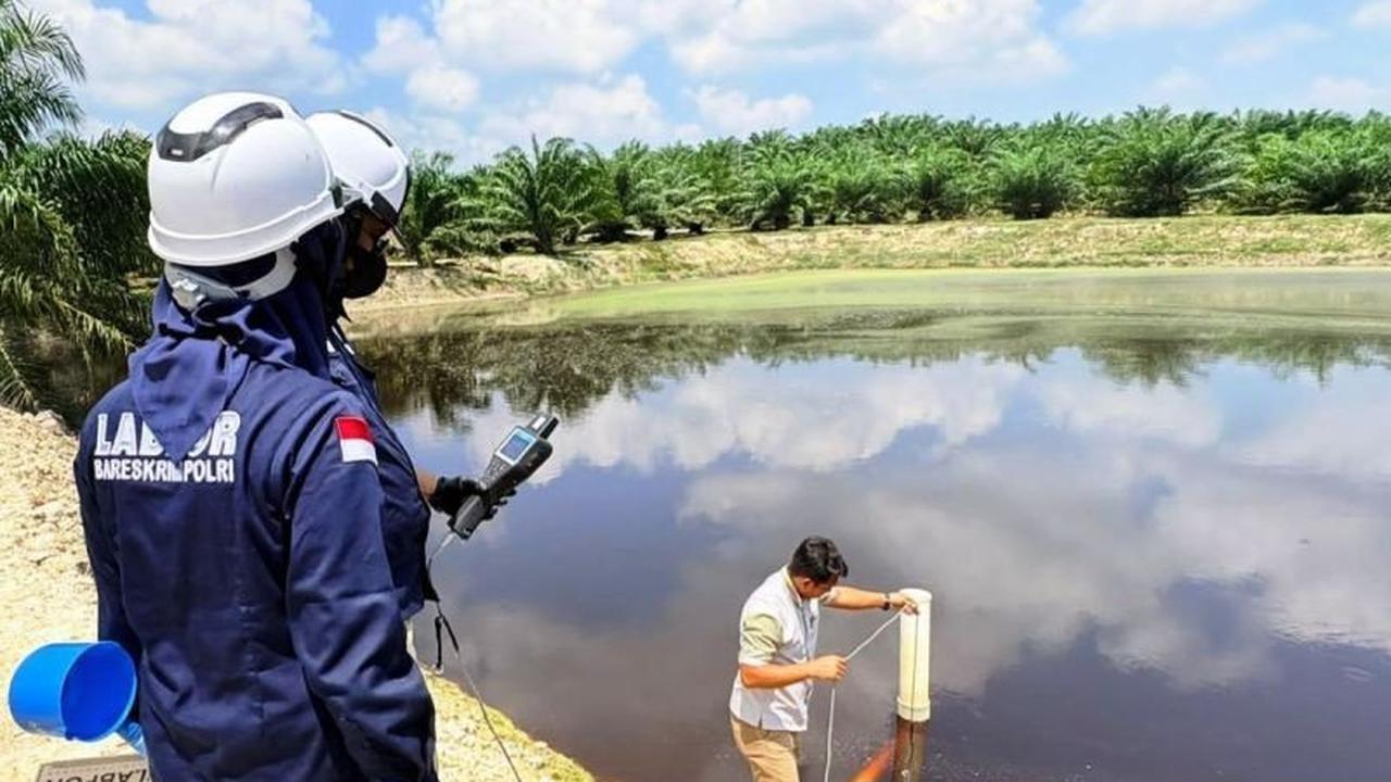 Bareskrim Polri Ambil Sampel Dugaan Pencemaran Limbah PKS di Nagan Raya