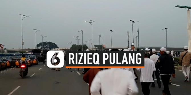 VIDEO: Tol Macet Imbas Kedatangan Rizieq, Jasa Marga Imbau Cari Jalur Lain