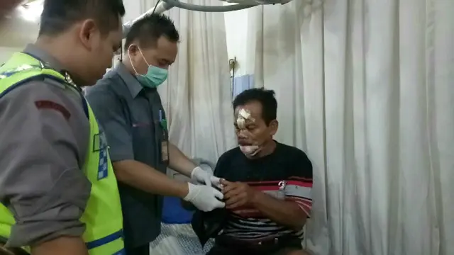 Korban Kejatuhan Papan Reklame di Sukabumi