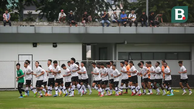 Latihan Timnas Indonesia U-22 untuk SEA Games 2023