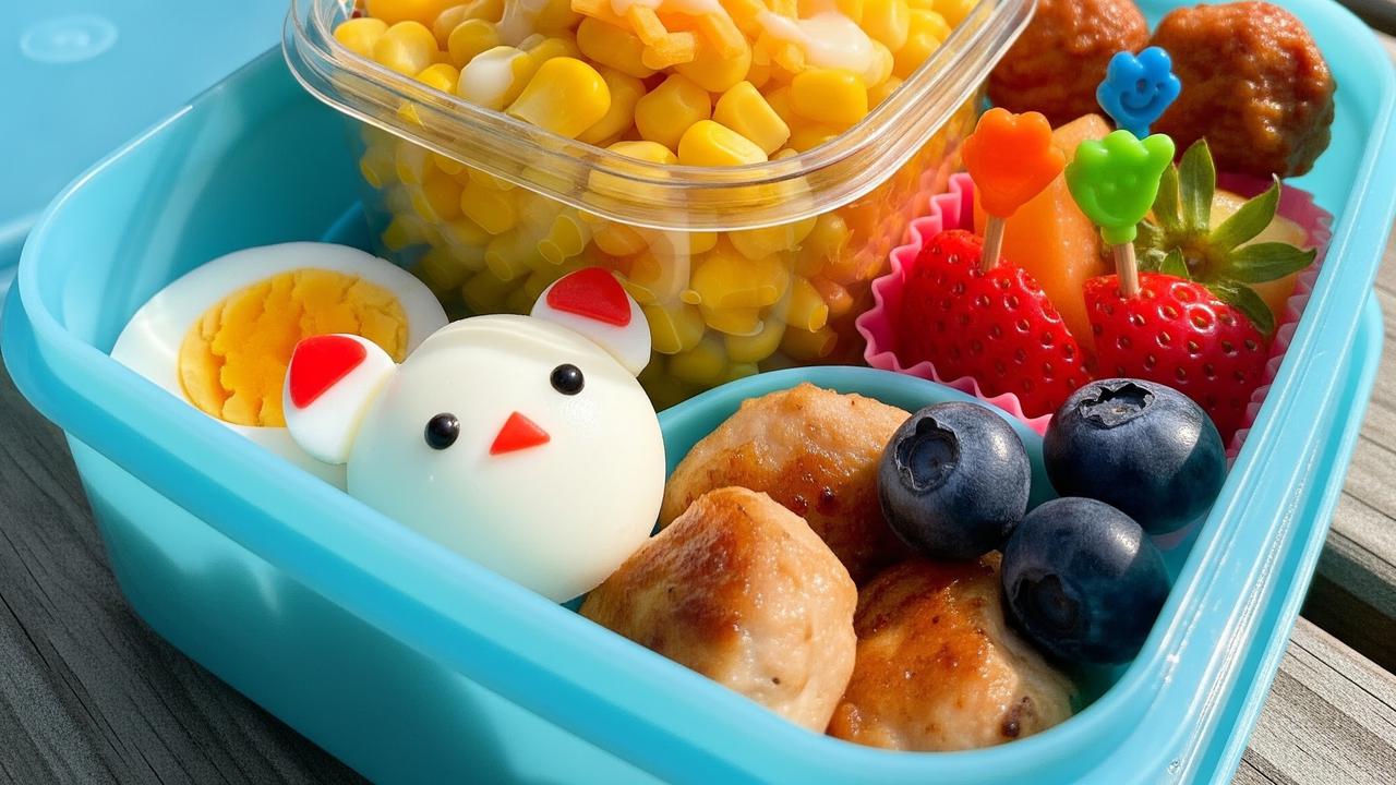 Ide Bekal Anak dengan 3 Bahan Saja (AI Generated)