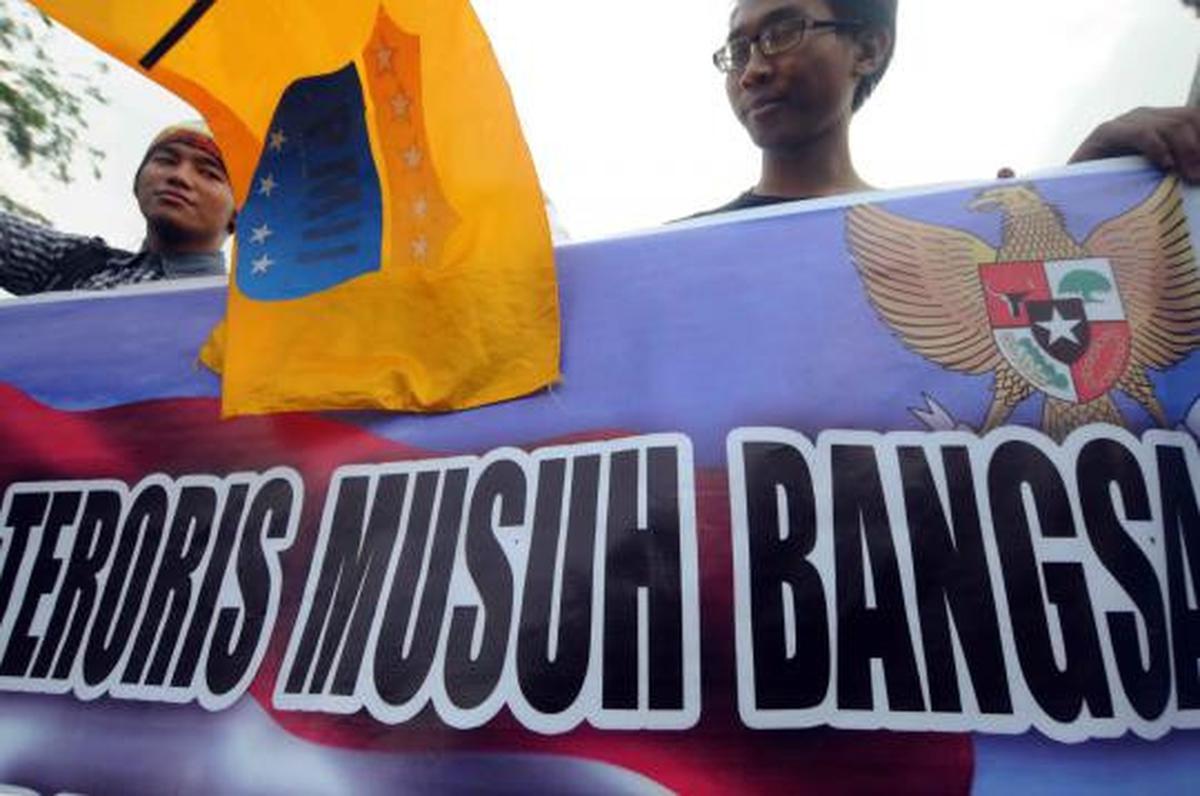 Demo mahasiswa dukung RUU Kamnas