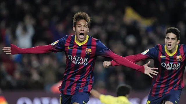 [VIDEO] Dua Gol Neymar Menangkan Barcelona