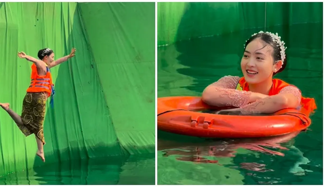 Dalam setiap sinetron, film hingga web series yang dibintanginya, artis berusia 26 tahun ini selalu totalitas. Perlihatkan di balik layar syuting Ketika Cinta Memanggilmu, Natasha Wilona banjir pujian dari netizen. Melihat proses pembuatan sinetron ini, netizen semakin penasaran dengan jalan ceritanya. Pada awal episodenya, sinetron comeback Natasha Wilona berhasil menyodok ke peringkat runner-up. (Liputan6.com/IG/@natashawilona12)