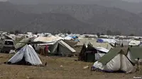 Kamp penampungan sementara warg Pakistan. (VOA News)
