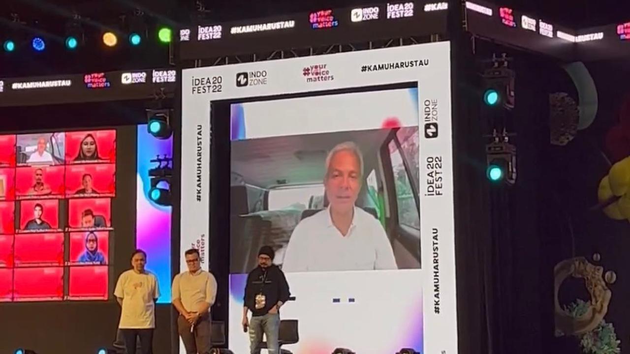 Ganjar Pranowo hadir di IdeaFest 2022