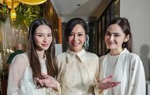 Potret Cantik Elegan Maia Estianty Pakai Dress Putih saat Halal Bihalal Bareng Keluarga,  Tak Kalah Memesona dari Dua Calon Mantu