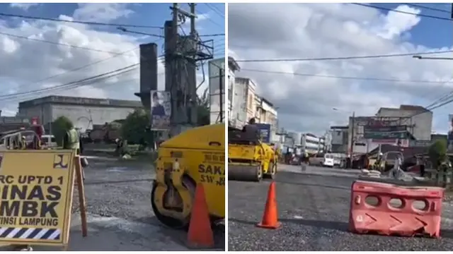 Jalan di Lampung Akhirnya Dibangun Usai Dikritik Bima Yudho, Netizen: Harus Viral Dulu