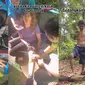 Video Viral: Pendaki Kesakitan Tersentuh Daun Jancuk di Jalur Gunung. Ternyata, Ini Alasan Daun Jancuk Dijuluki Musuh Bebuyutan Para Pendaki (Tangkapan Layar Akun @ainunrozi)