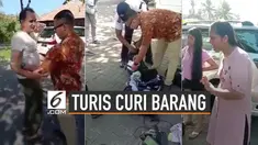 Tersebar video petugas hotel di Bali menggeledah turis India. Terlihat turis tersebut membawa barang-barang hotel tempat ia menginap.