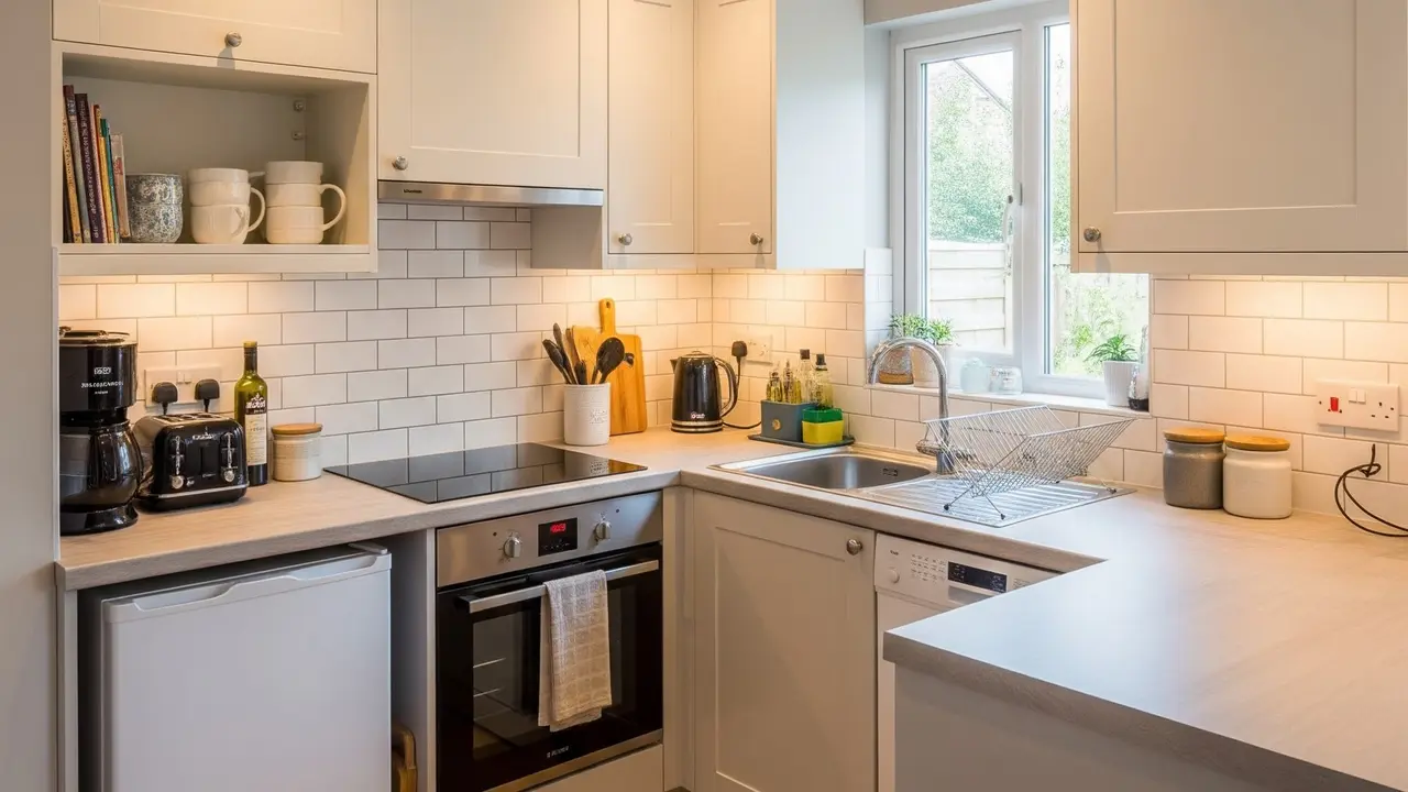 7 Inspirasi Dapur Kecil di Rumah 5x9 yang Fungsional (Image by Gemini AI)