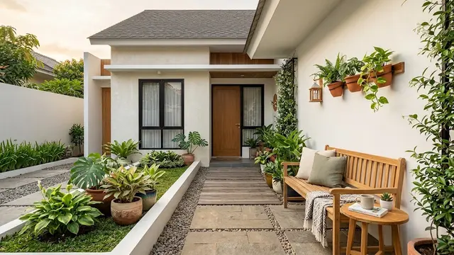 Model Teras Samping untuk Rumah