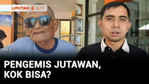 VIDEO: Pengemis Lansia Terjaring Razia, Kantongi Uang hingga Rp10,4 Juta!