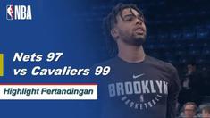 Jordan Clarkson datang dari bangku cadangan untuk mencetak 20 poin dan 11 rebound ketika Cavaliers menang melawan Nets, 99-97.