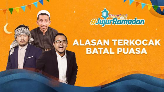 Jadi Inilah Alasan Terkocak Tretan Muslim &amp; Habib Jafar Batal Puasa