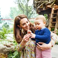 Kate Middleton dan Pangeran Louis (dok. Instagram @kensingtonroyal/https://www.instagram.com/p/BxqMgq0FOcA/Putu Elmira)