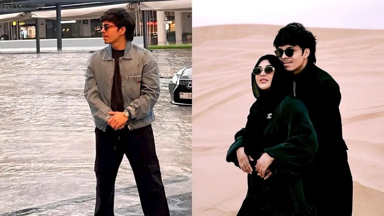 6 Gaya Atta Halilintar dan Aurel Hermansyah Liburan di Dubai yang Tengah Diterjang Banjir Besar