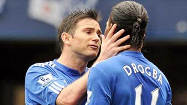 Frank Lampard dan Didier Drogba