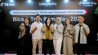 TikTok dan Tokopedia-TikTok Shop bagikan tren Ramadan Ekstra Seru 2025 dan hadirkan kampanye untuk membantu pelaku usaha dan kreator termasuk konsumen di bulan Ramadan. (Foto: Tokopedia)