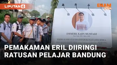 Ratusan Pelajar Iringi Jenazah Eril