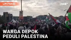 Warga Depok menunjukkan sikap peduli terhadap Palestina dengan mengumpulkan donasi senilai Rp2,2 miliar. Jumlah donasi tersebut terungkap saat Aksi Bela Palestina yang digelar di kawasan Grand Depok City, Depok, Jawa Barat, Minggu (26/11/2023).