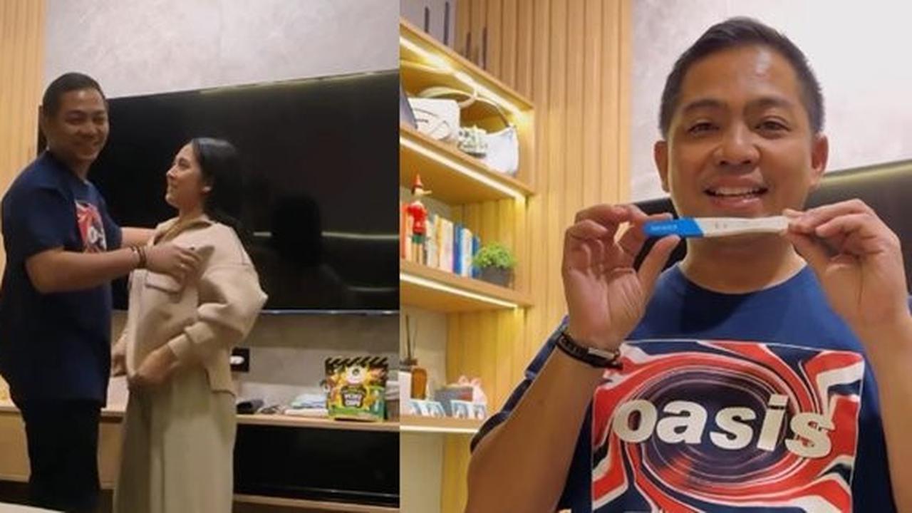Baru Nikah 3 Bulan, Ade Govinda Umumkan Kehamilan Anak Pertama Sang Istri Sambil Loncat-Loncat Kegirangan