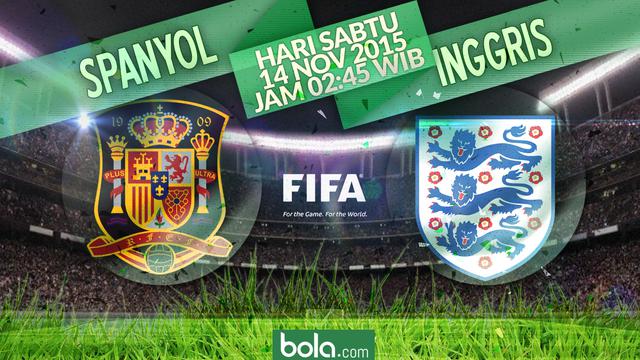 Spanyol vs Inggris (Bola.com/Samsul Hadi)