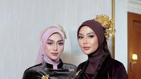 Adu Gaya Celine Evangelista dan Dara Arafah Hadiri HUT RI di Istana Merdeka, Sama-sama Pakai Kebaya Beludru Hijab (sumber: Instagra/loritayoung_mua)