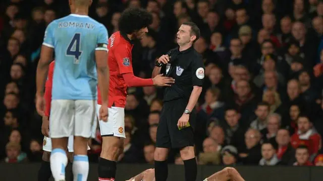 Marouane Fellaini Pablo Zabaleta