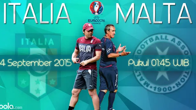 Kualifikasi Piala Eropa 2016:  Italia vs Malta (Bola.com/Samsul Hadi)