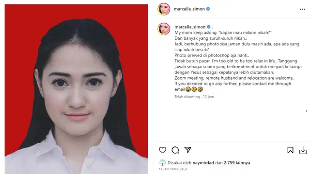 Marcella Simon (Foto: Instagram/@marcella_simon)