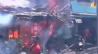3 Toko di Pasar Bali Mester Jatinegara Dilalap Api