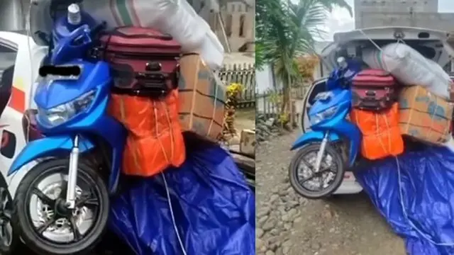 LCGC angkut muatan berlebih (Instagram/@dagelan)