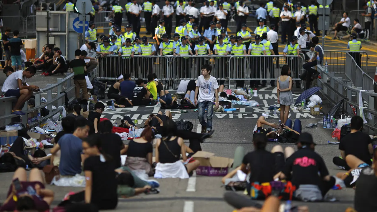 'Revolusi Payung' Pendemo Mahasiswa Hong Kong Kian Panas