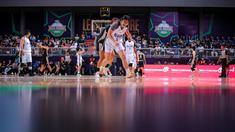 Keseruan Celebrity Games saat IBL All Star 2024 di Britama Arena, Kelapa Gading, Jakarta, Sabtu (27/04/2024). (Bola.com/Bagaskara lazuardi)