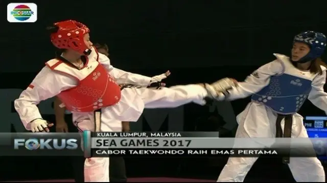 Taekwondo Indonesia berhasil meraih medali emas pertama di ajang Sea Games 2017.