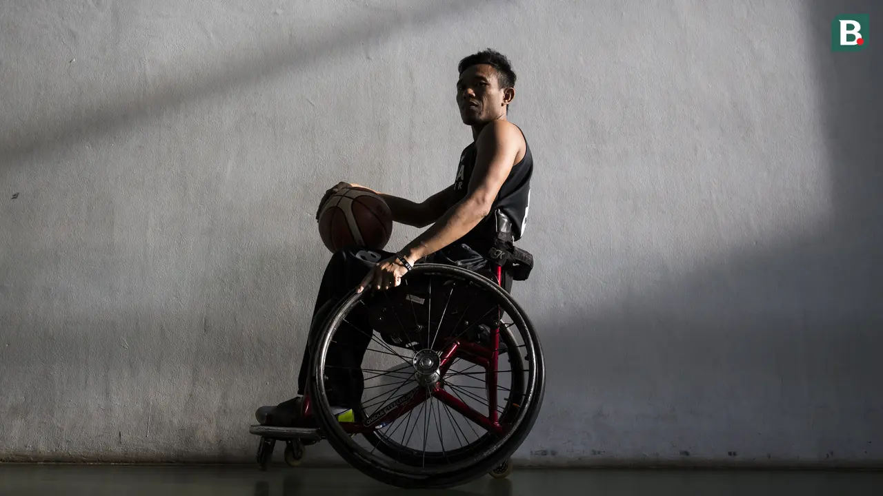 Latihan Basket Kursi Roda