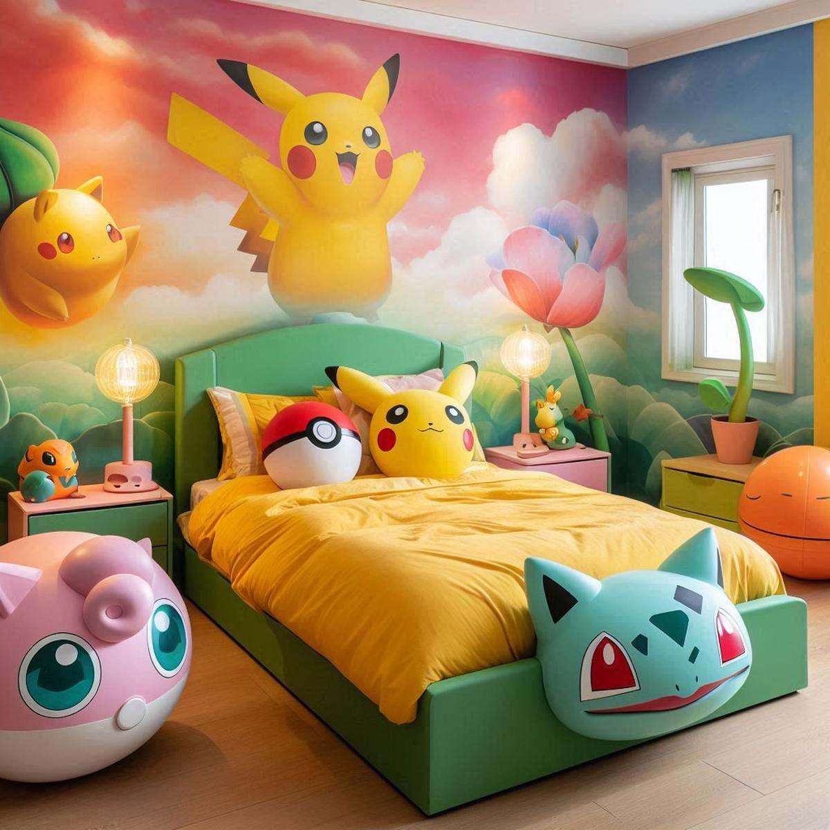 Ilustrasi Desain Mural Kamar Anak