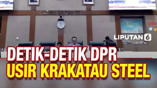 Tensi panas menghiasi rapat Komisi VII DPR RI bersama Krakatau Steel, Senin (14/02/2022). Dalam rapat tersebut, Direktur Utama Krakatau Steel Silmy Karim diusir dari ruang rapat lantaran berdebat dengan pimpinan rapat, Bambang Haryadi.